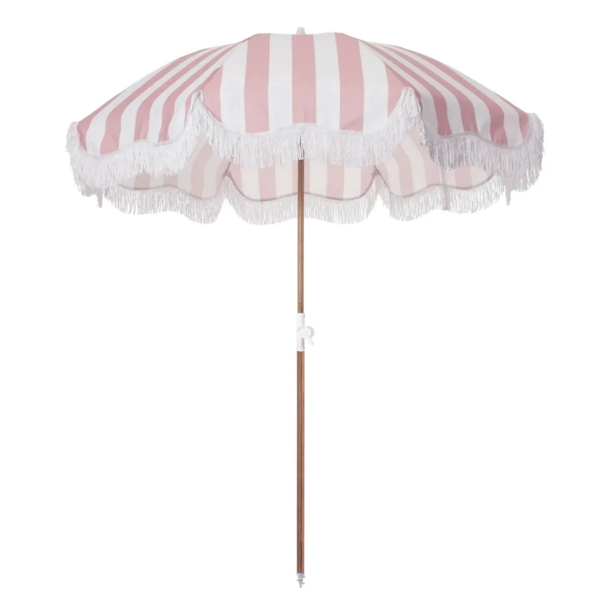 Beach Umbrella Pink Stripe>Daylesford Organic Store