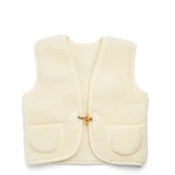 Childrens Gilet Natural Wool>Daylesford Organic Online