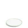 Edge Dessert Plate Dark Green>Daylesford Organic New