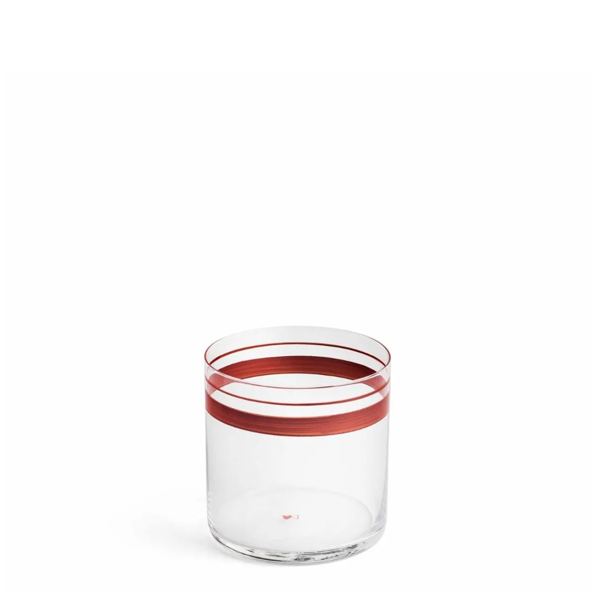 Fine Stripes Low Tumbler Claret>Daylesford Organic Fashion