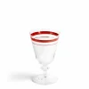 Fine Stripes Wine Glass Claret>Daylesford Organic Sale