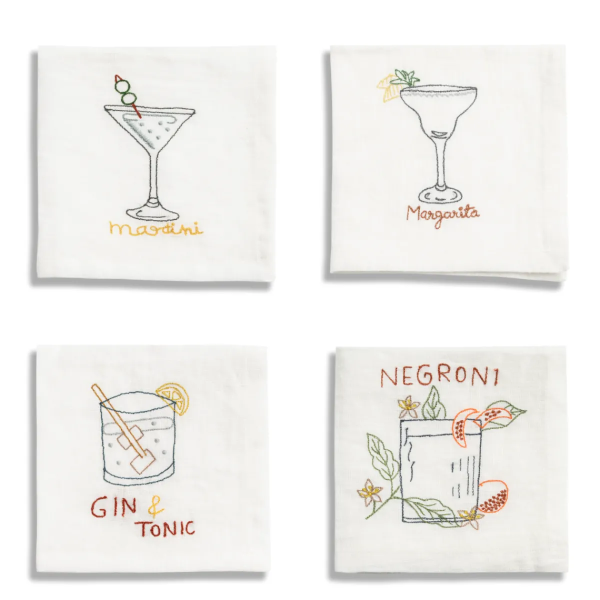 Linen Cocktail Napkin Set>Daylesford Organic Clearance