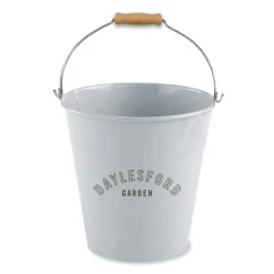 Metal Bucket with Wooden Handle>Daylesford Organic Shop