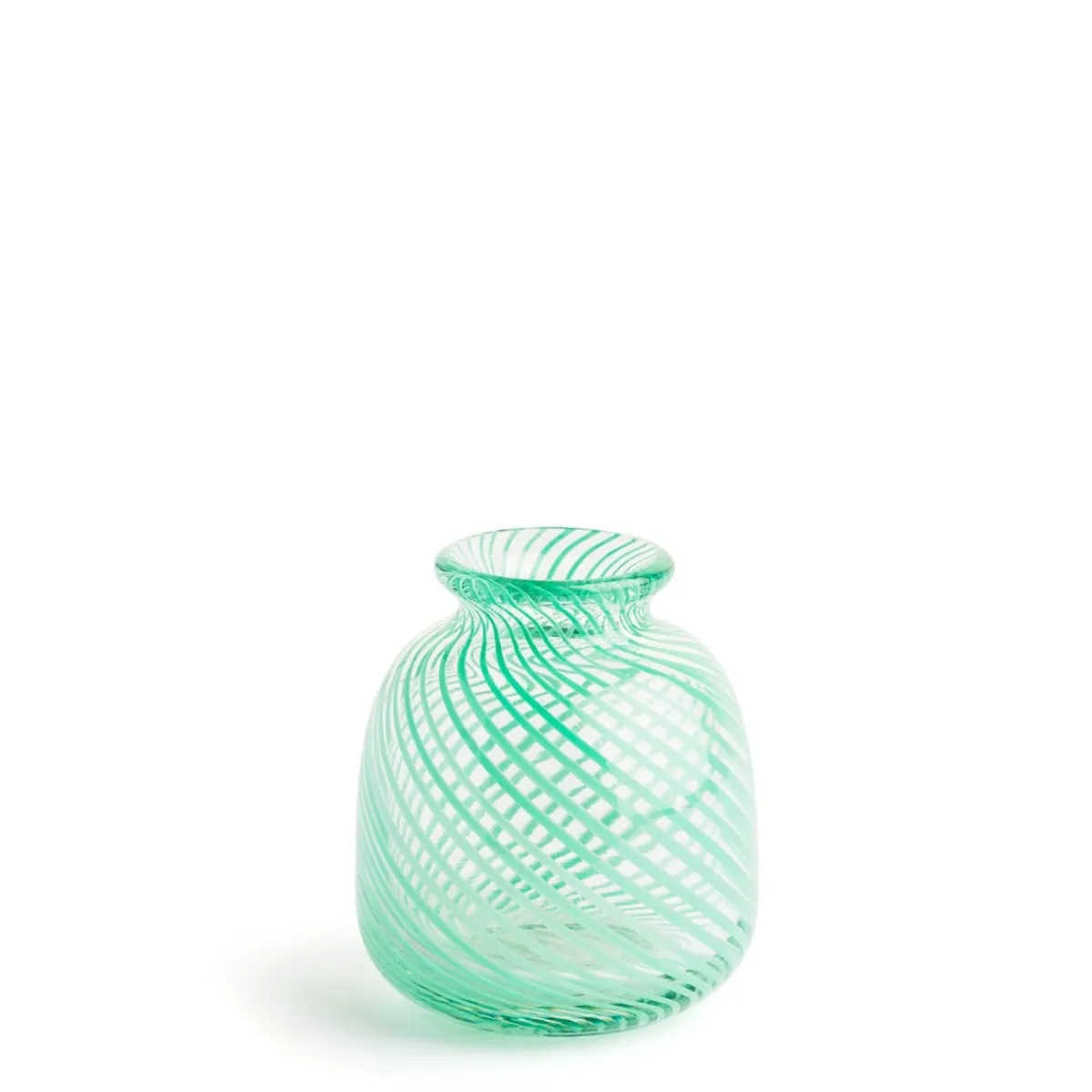 Miro Green Spiral Stripe Vase>Daylesford Organic Outlet