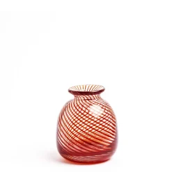 Miro Red Spiral Stripe Vase>Daylesford Organic Cheap