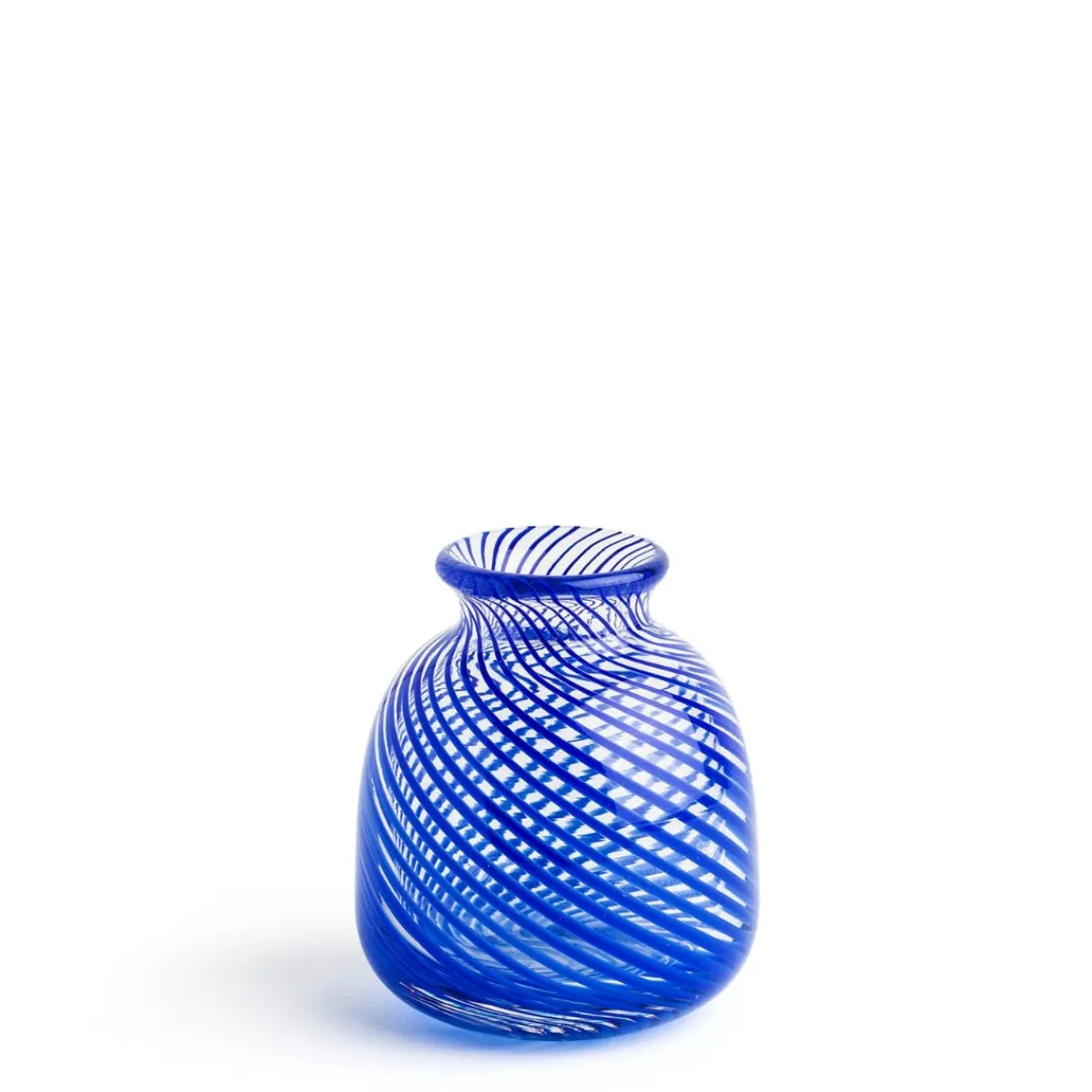 Miro Royal Blue Spiral Stripe Vase>Daylesford Organic Cheap