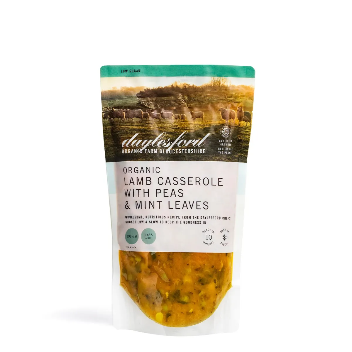 Organic Lamb Casserole with Peas & Mint Leaves>Daylesford Organic Fashion