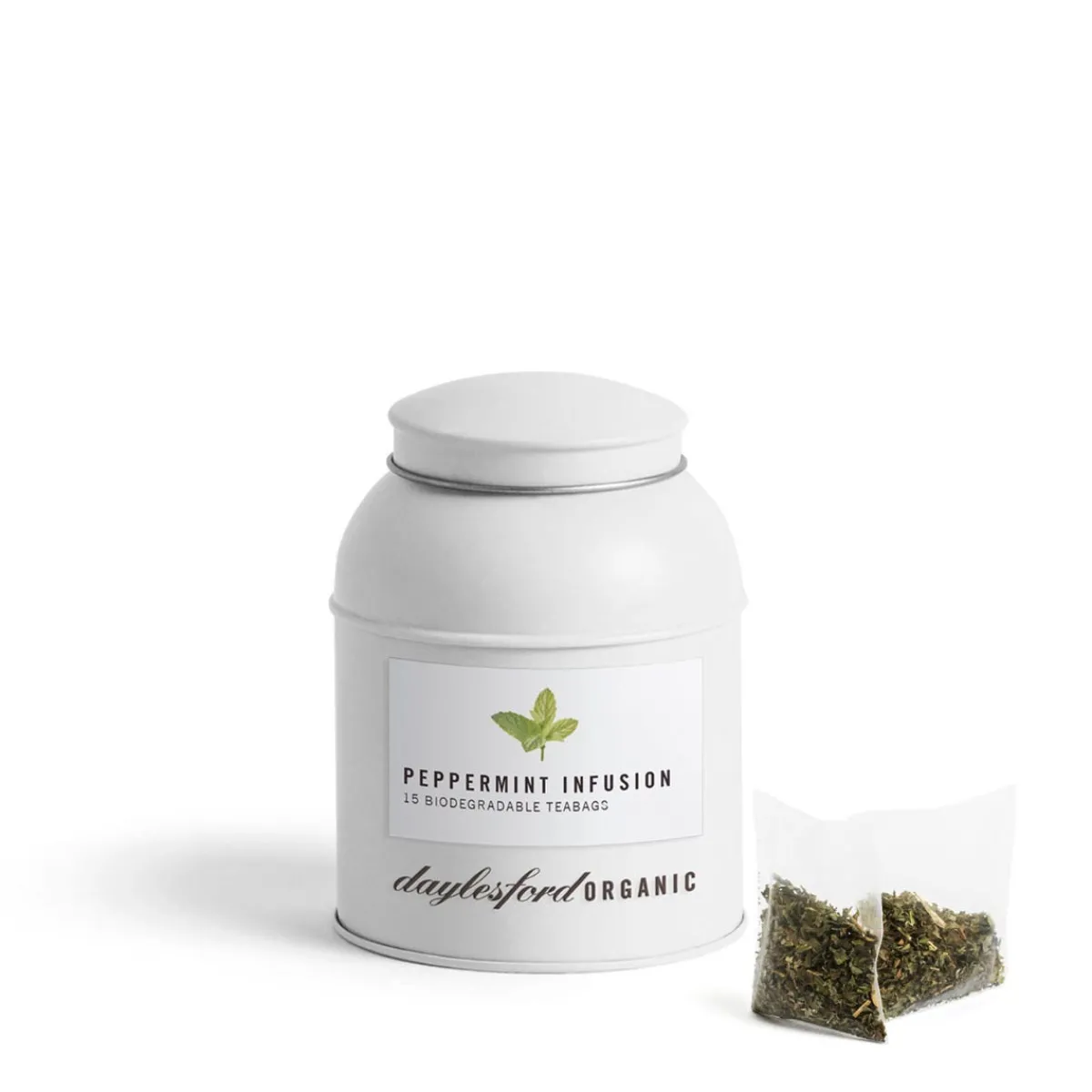 Organic Peppermint Tea Bags In Caddy>Daylesford Organic Outlet