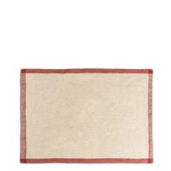 Portobello Tea Towel Red>Daylesford Organic Discount