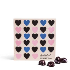 Rose & Violet Cream Hearts Wooden Box>Daylesford Organic Best